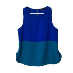 41 hawthorn blue green colorblock tank top M